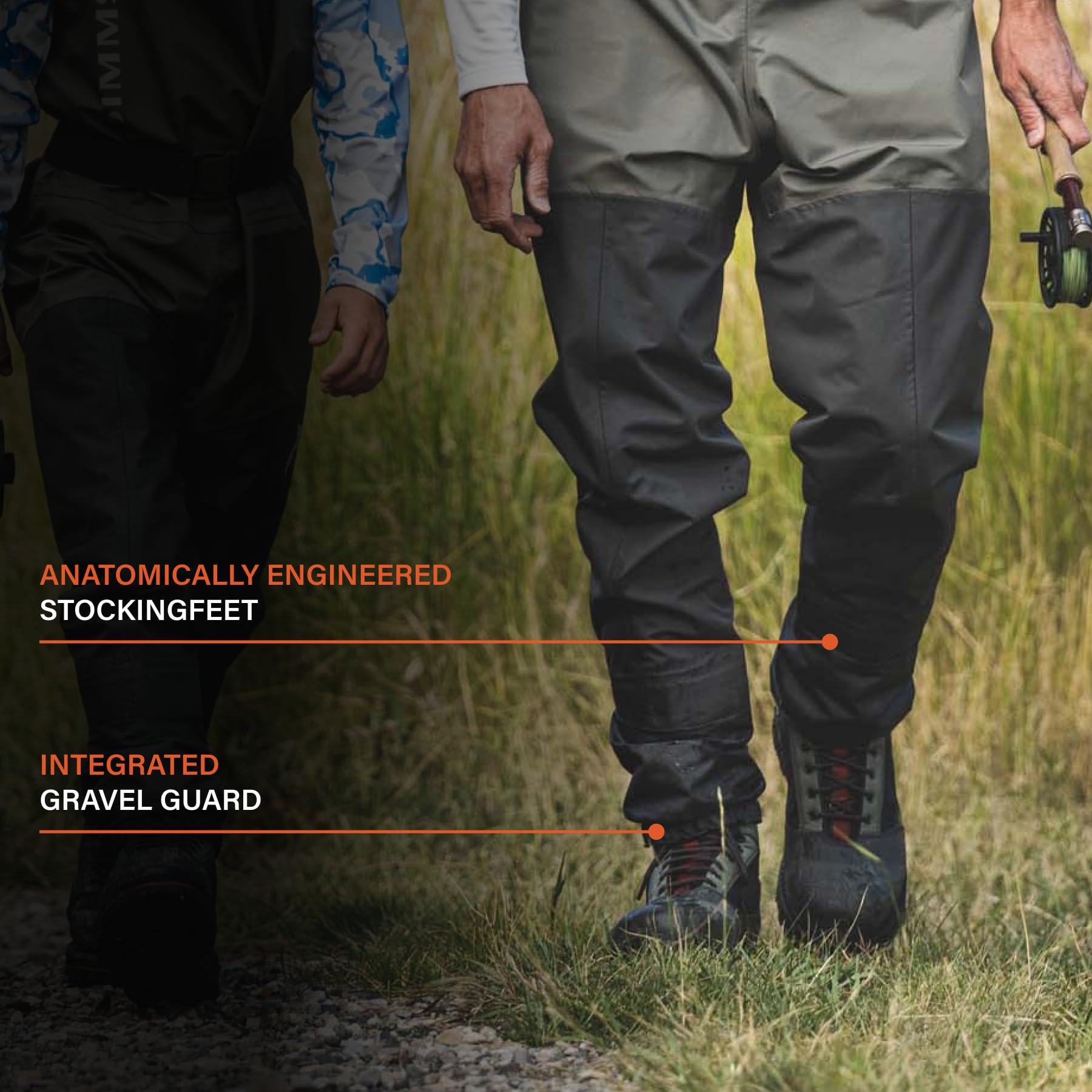 Simms Tributary waders fleece handwarmer pocket keeps hands warm