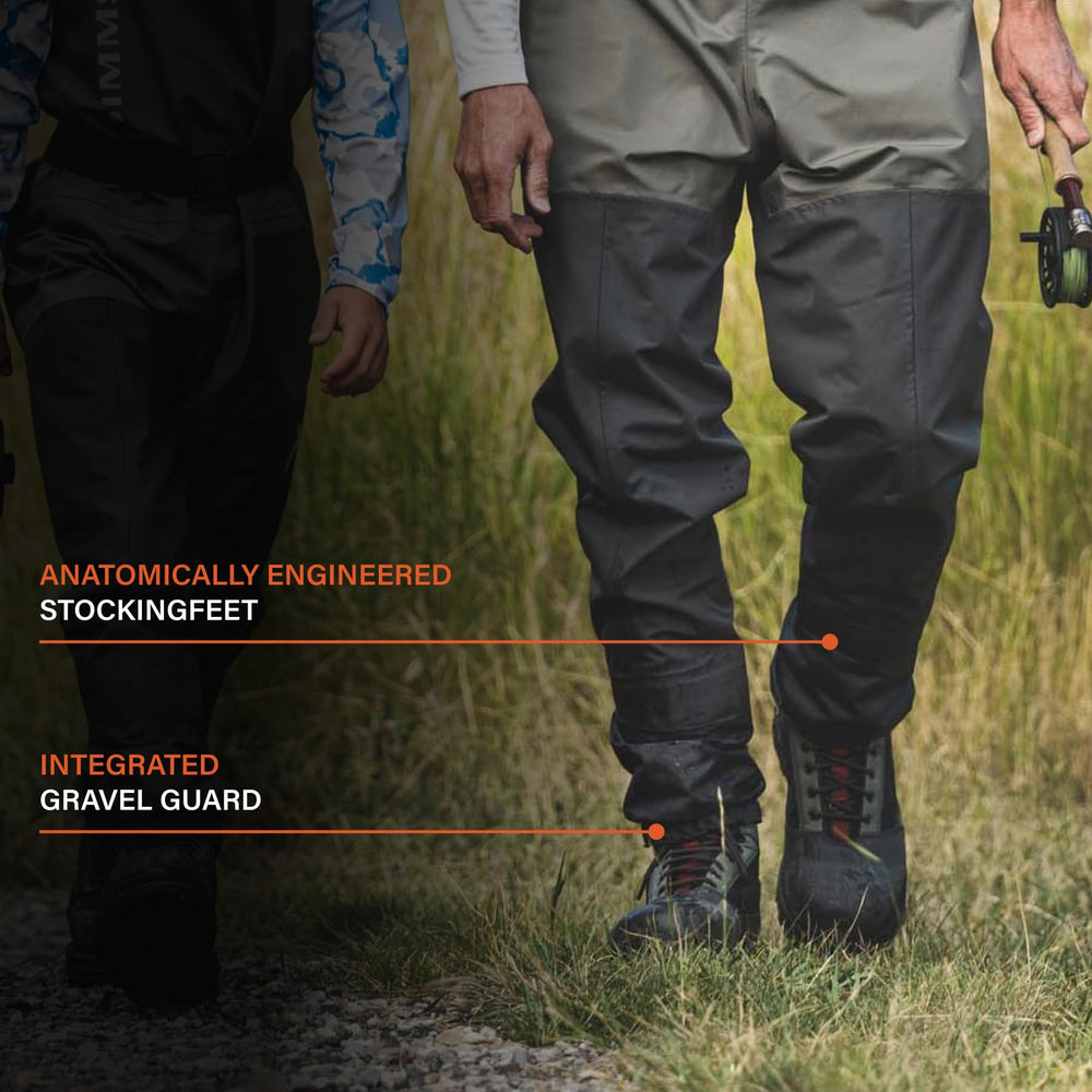 Simms Tributary waders fleece handwarmer pocket keeps hands warm