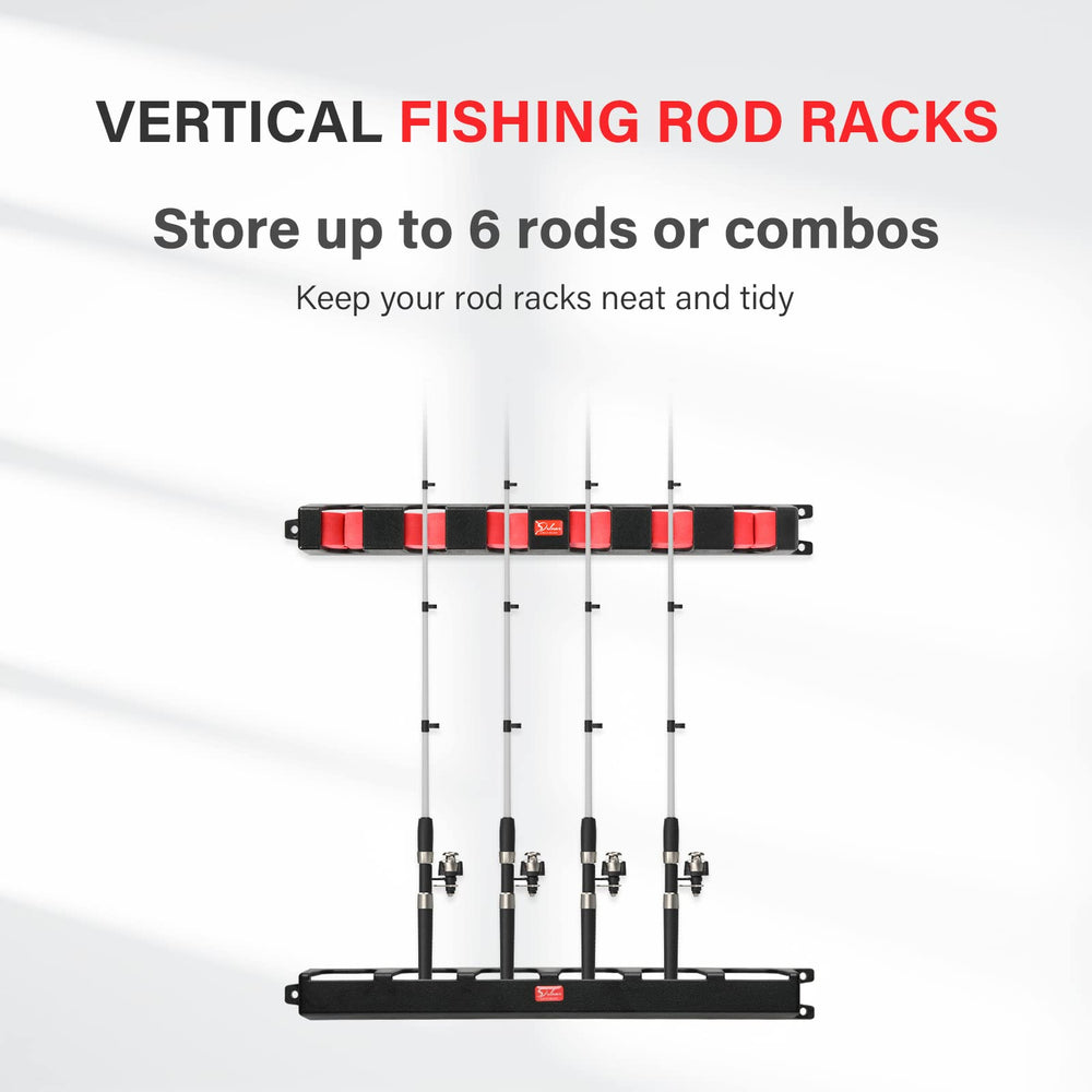 Simple Deluxe compact rack layout illustrating adjustable spacing between holders.