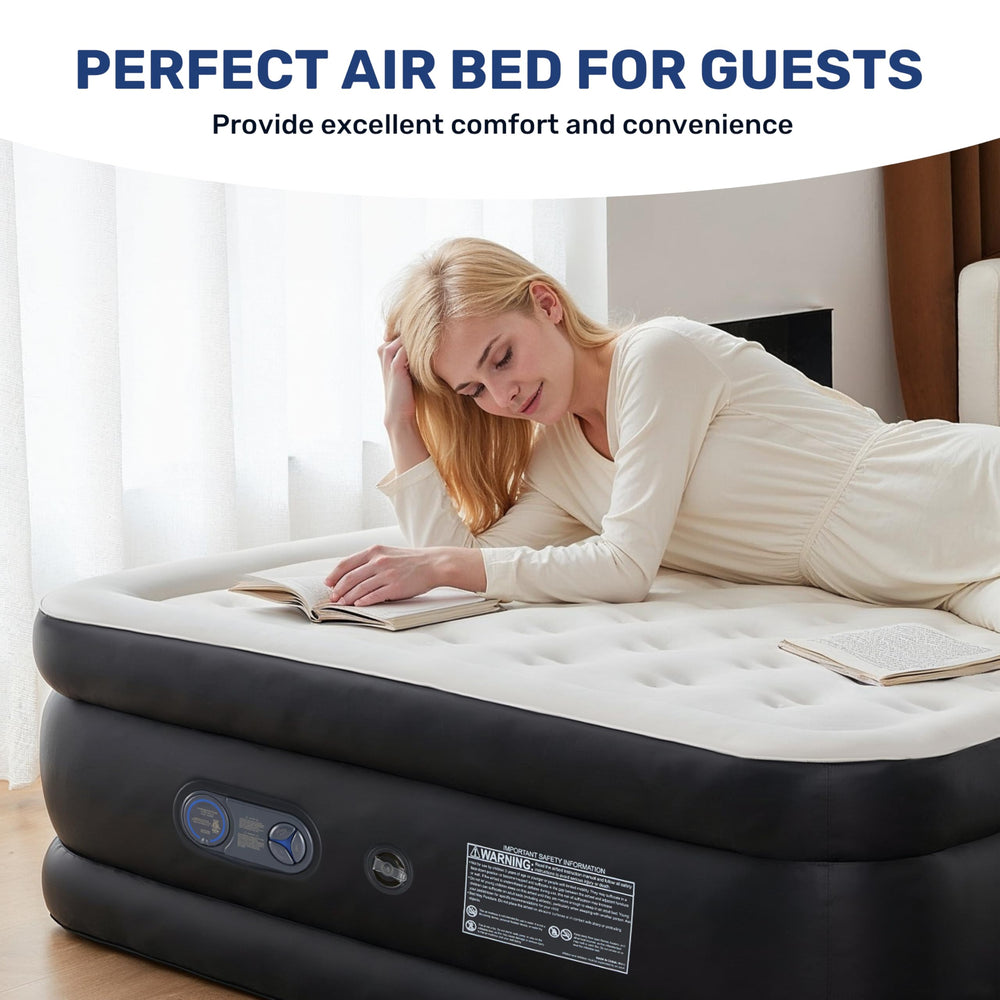 Simple Deluxe 18-inch height provides stable, sag-free sleeping surface