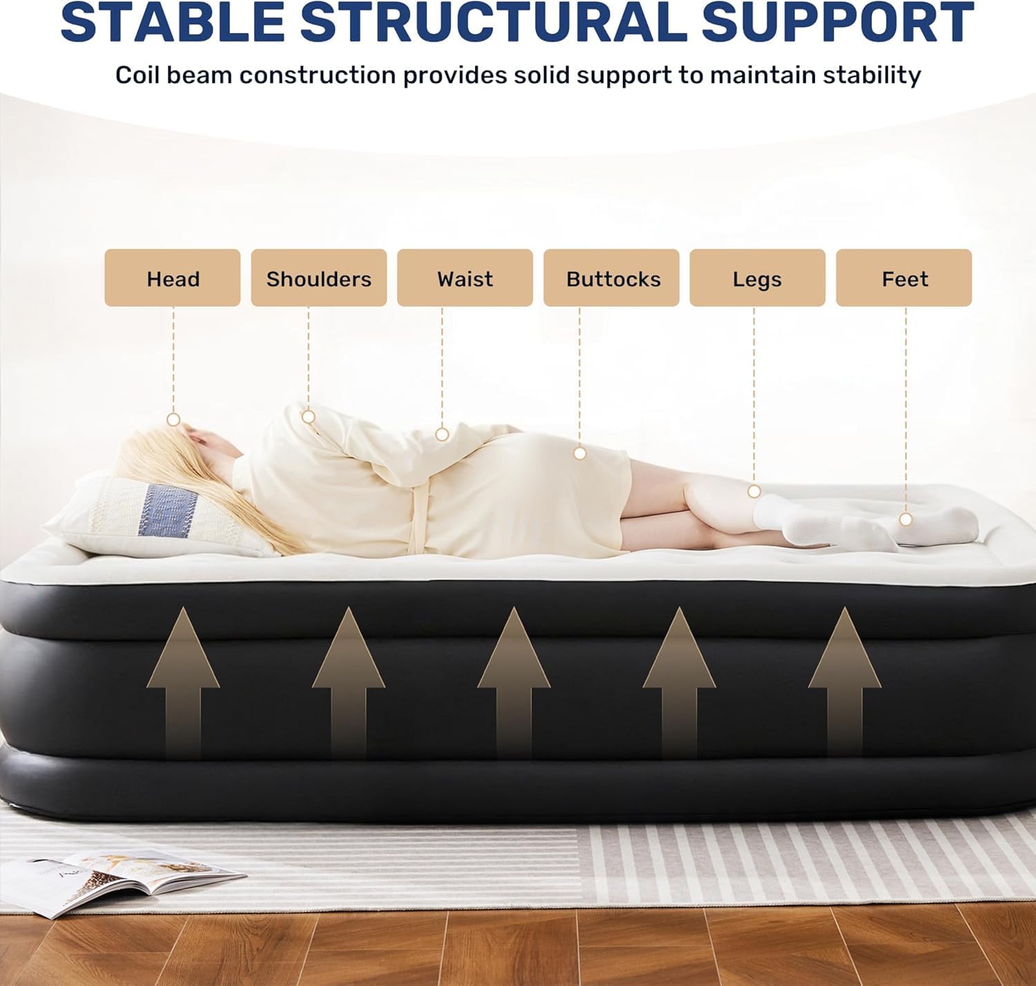 Simple Deluxe puncture resistant surface for rugged outdoor use.