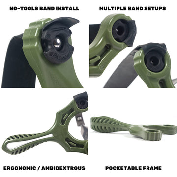 SimpleShot Ocularis spinner target for immediate practice feedback