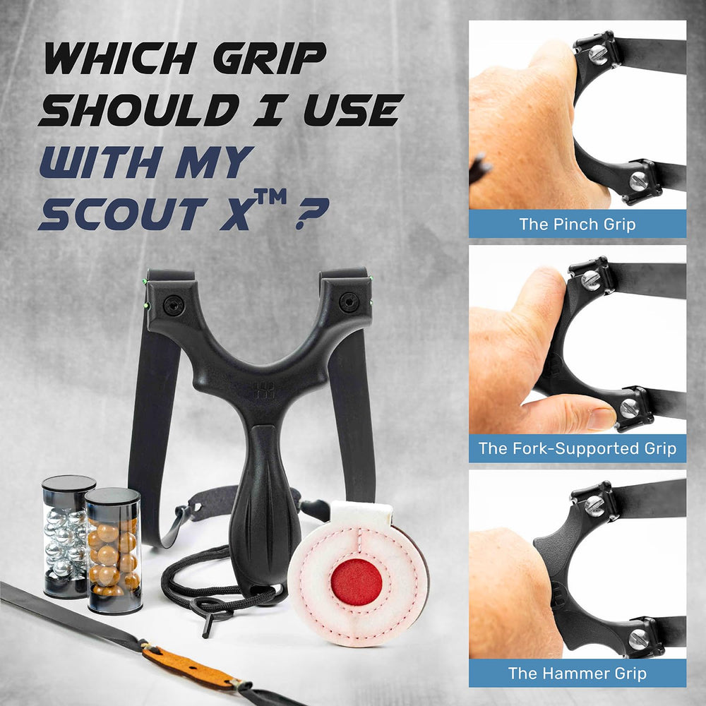 SimpleShot Scout X ammo image displays steel balls and clay rounds for practice