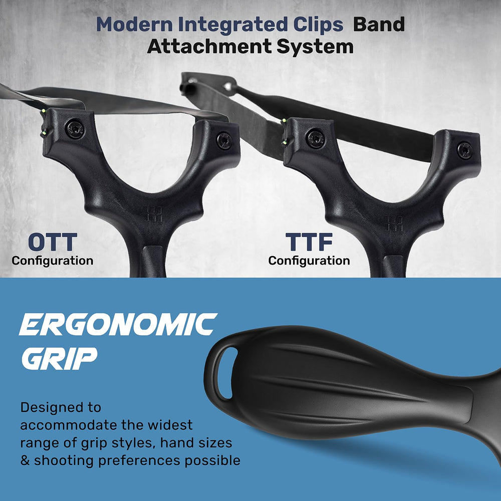 SimpleShot Scout X bands image shows two sets for adjusting shooting styles