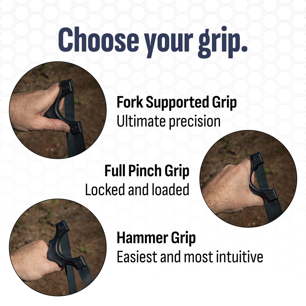 SimpleShot Scout X bands image shows two sets for adjusting shooting styles