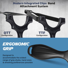 SimpleShot Scout X bands image shows two sets for adjusting shooting styles
