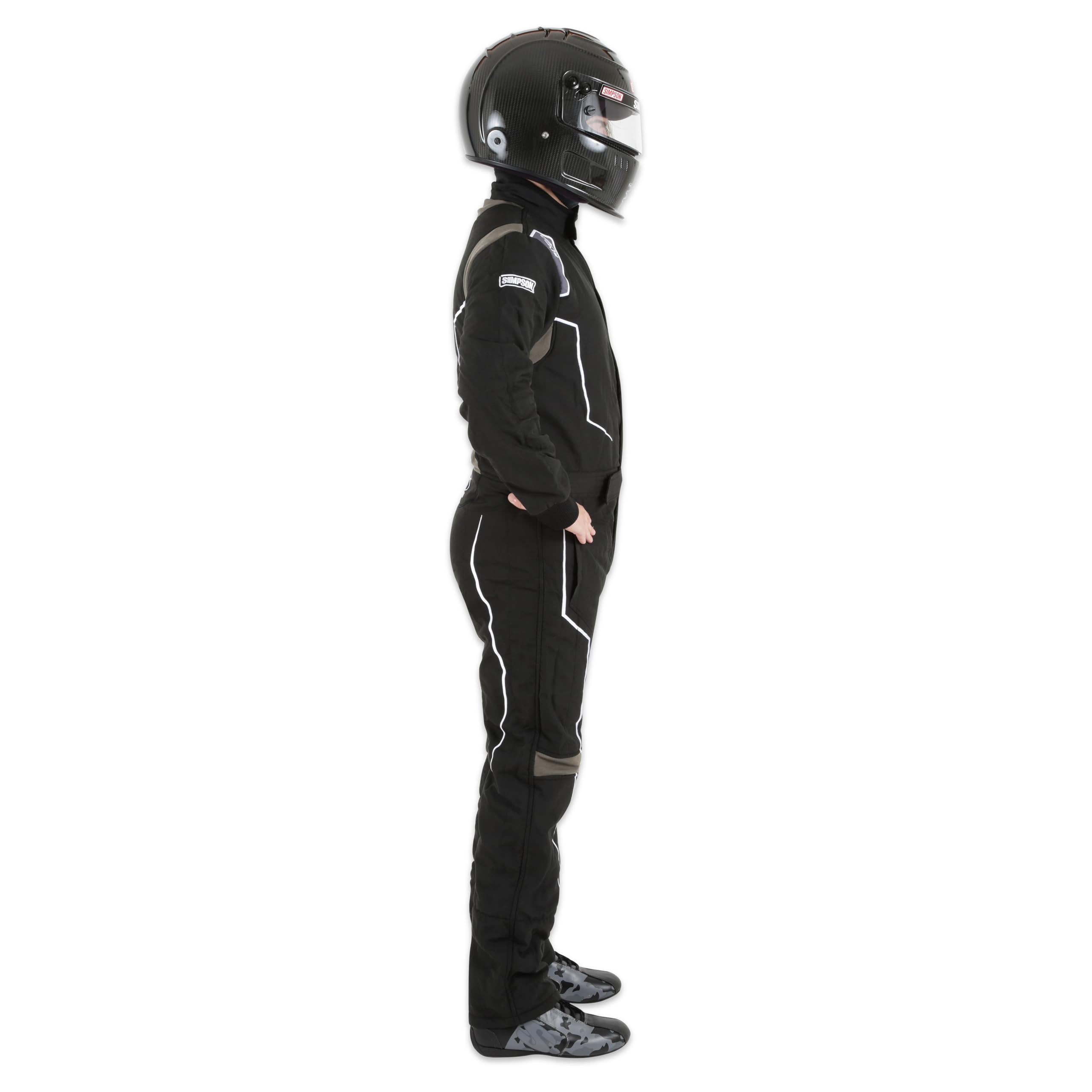 SIMPSON Helix Youth Suit side view shows flexible construction for movement