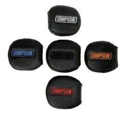 Simpson Racing 2021B blue latch pads side view showing OEM-like fit