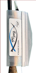 SIMS TACKLE BaitSafe translucent lure cover keeps lures safe and protected on deck.