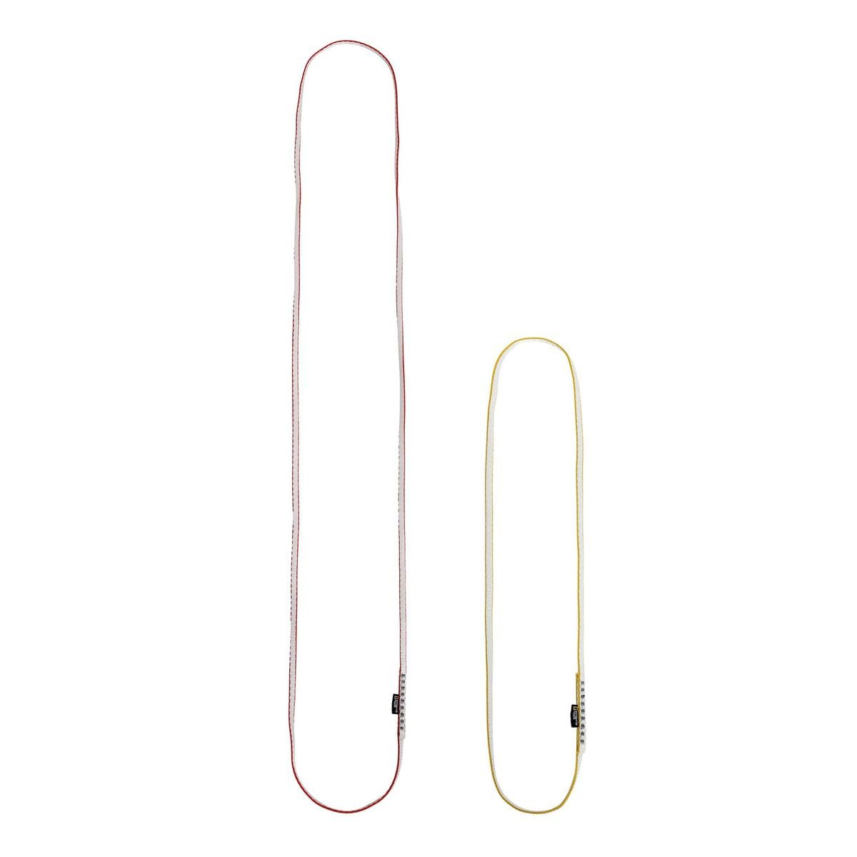 Singing Rock 8mm Dyneema Sling 120cm pink in action demonstrates easy gear management.