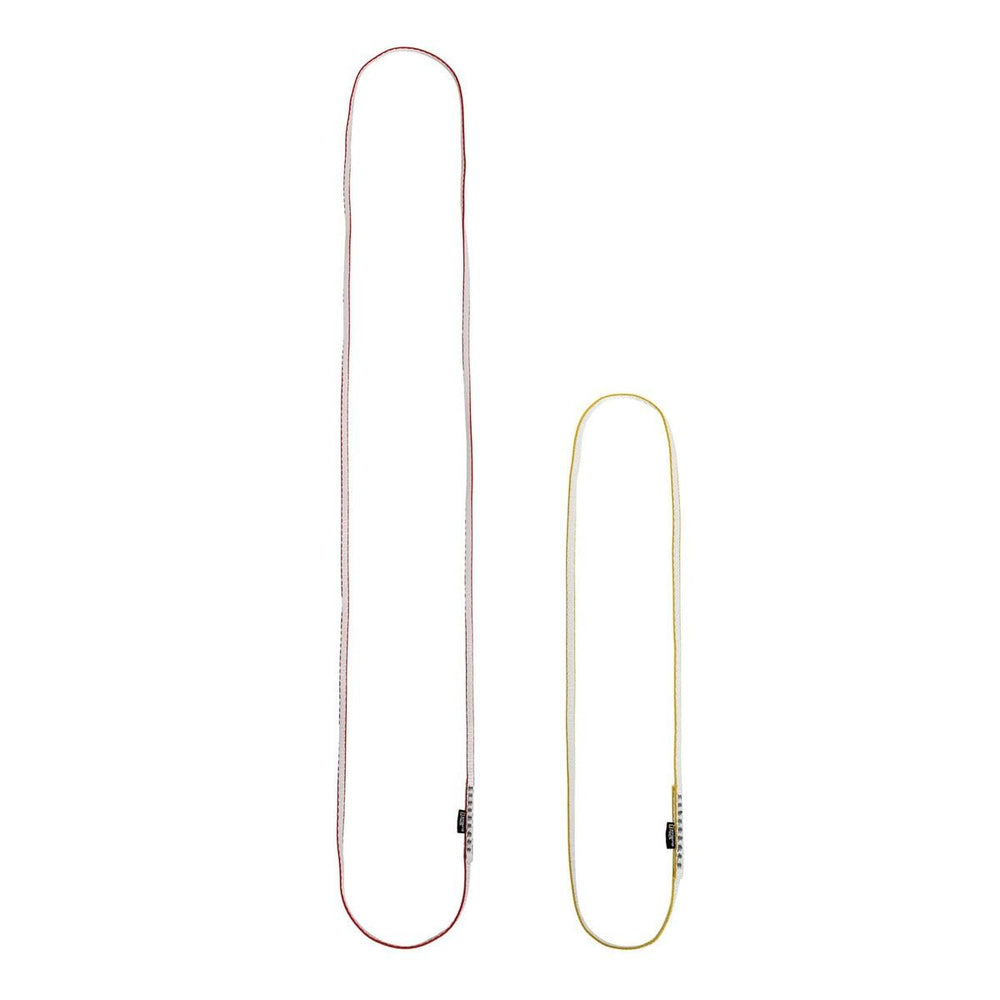 Singing Rock 8mm Dyneema Sling 120cm pink in action demonstrates easy gear management.