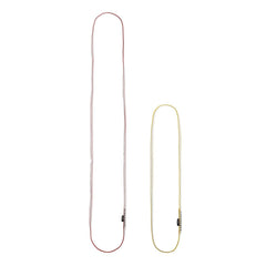 Singing Rock 8mm Dyneema Sling 120cm pink in action demonstrates easy gear management.