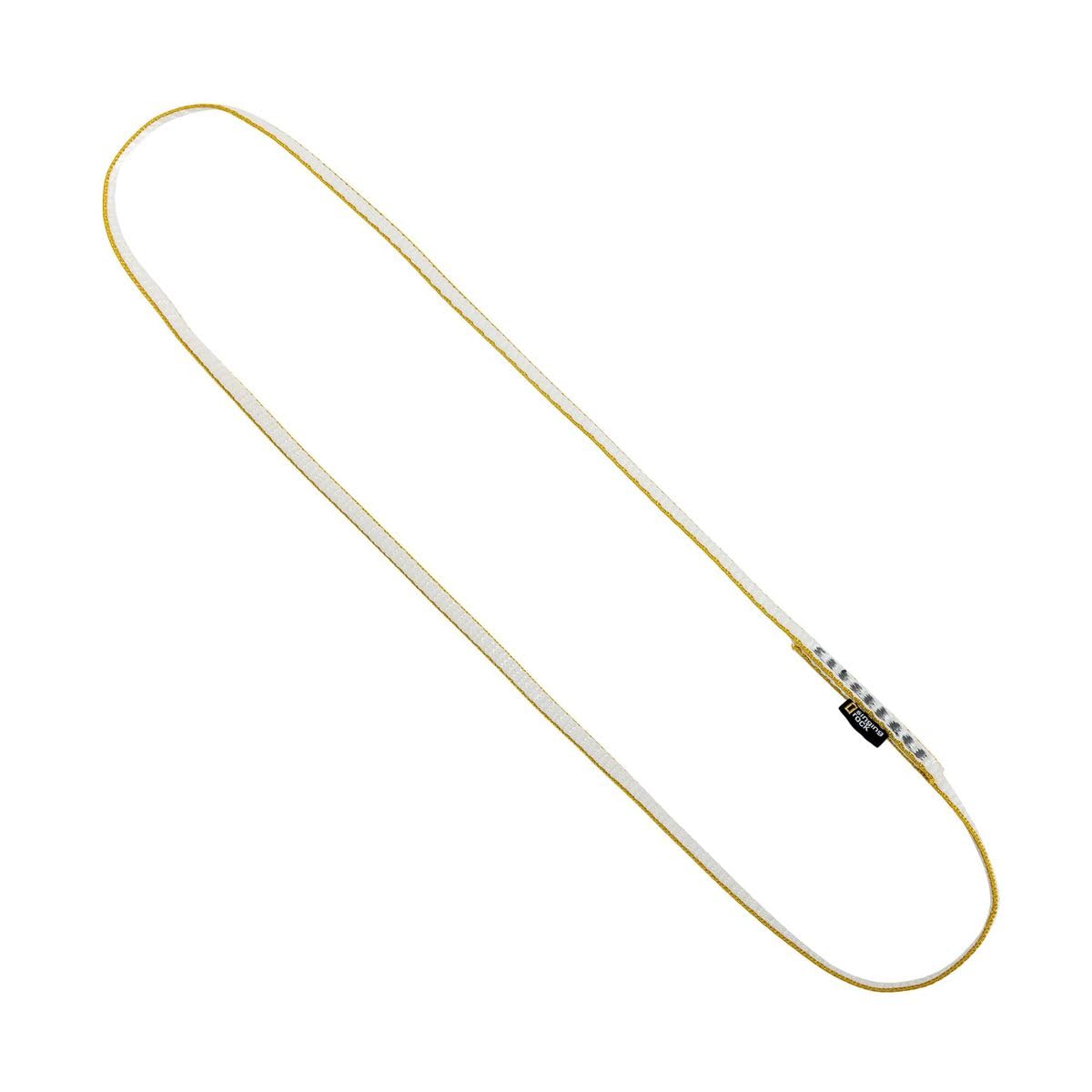 Singing Rock 8mm Dyneema Sling 120cm pink side view emphasizes slim profile.