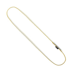 Singing Rock 8mm Dyneema Sling 120cm pink side view emphasizes slim profile.