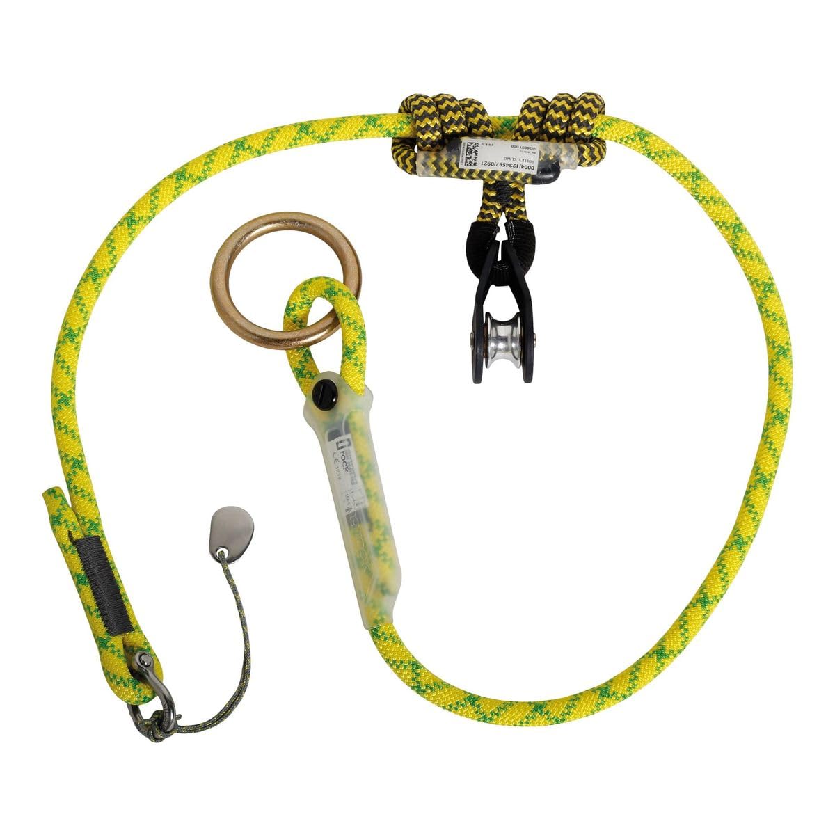 Singing Rock Bark Pulley Saver at 150 cm with adjustable length for flexible rigging.