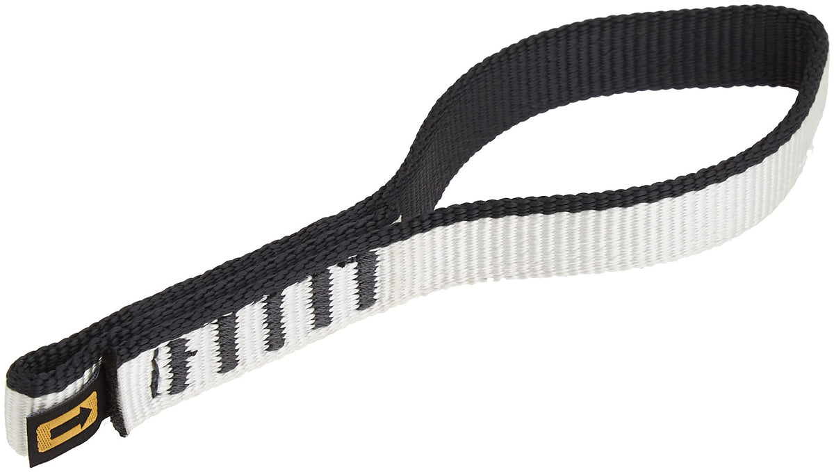 Singing Rock Express Quick Draw nylon sling in black for fast climbing clip use.