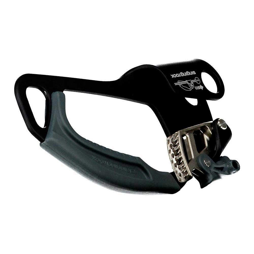 Singing Rock piton 12cm placed for mountaineering and first ascent use