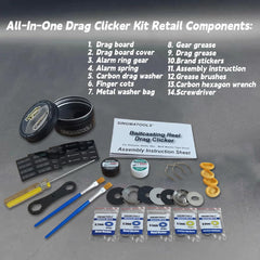 SINGMATOOLS drag-clicker reel parts installation highlights lightweight upgrade for Shimano baitcasting reels