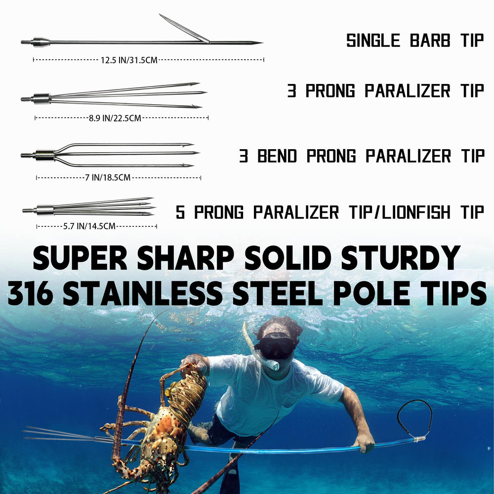 SINGMATOOLS piano lacquer finish increases underwater visibility and quick spotting