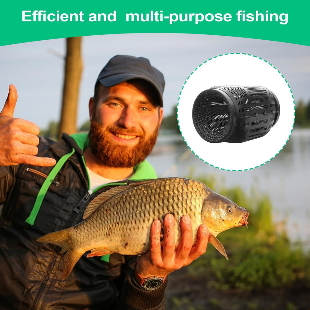 Sinolmaibe trap features an extra-large opening to boost catch opportunities in various waters.