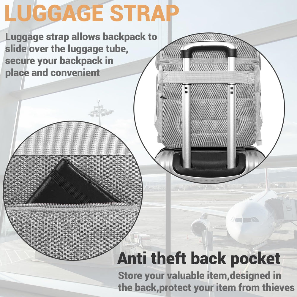 SINVICKO 1680D waterproof fabric protects contents during rain and outdoor use