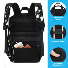 SINVICKO Cooler Backpack luggage strap-ready design eases travel with trolley handles