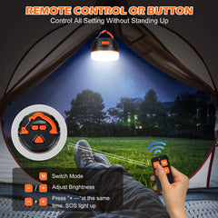 Sinvitron lantern features 5200mAh battery for extended off-grid lighting and emergency charging.