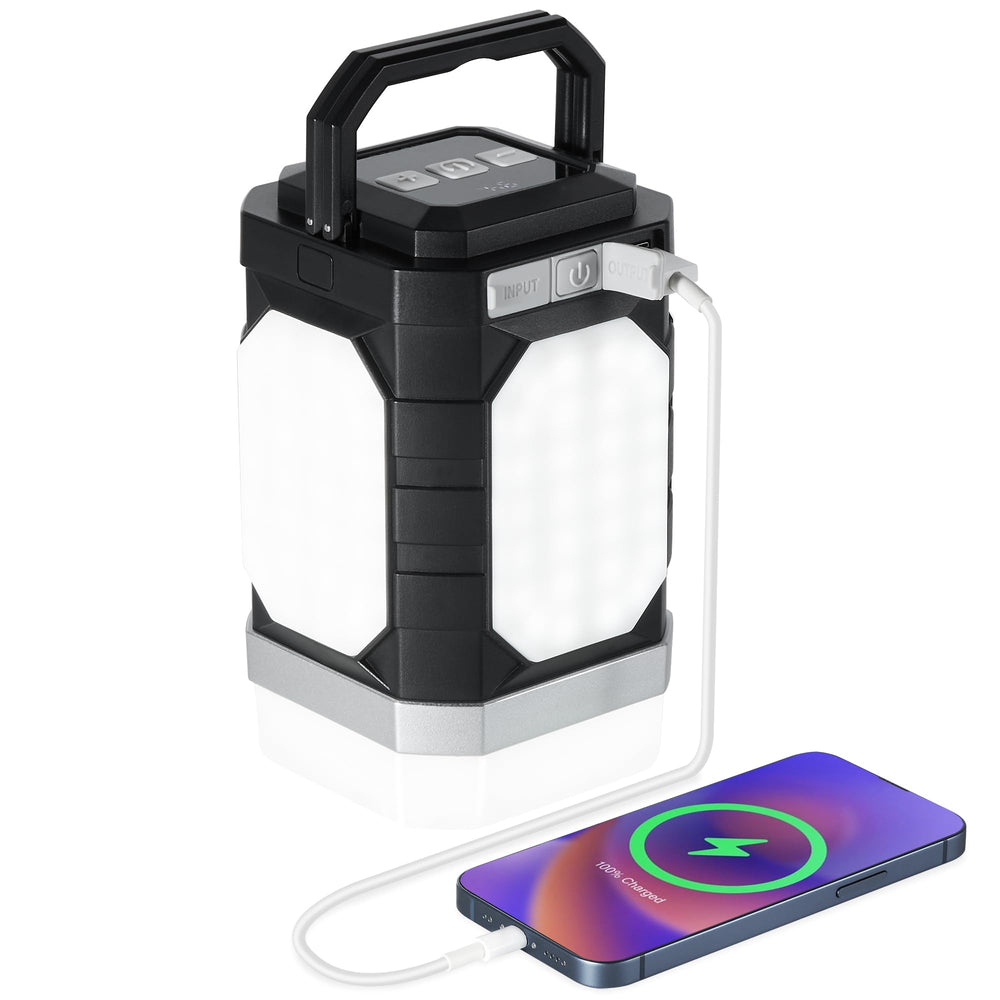 Sinvitron camping lantern five-sided lighting for broad campsite visibility