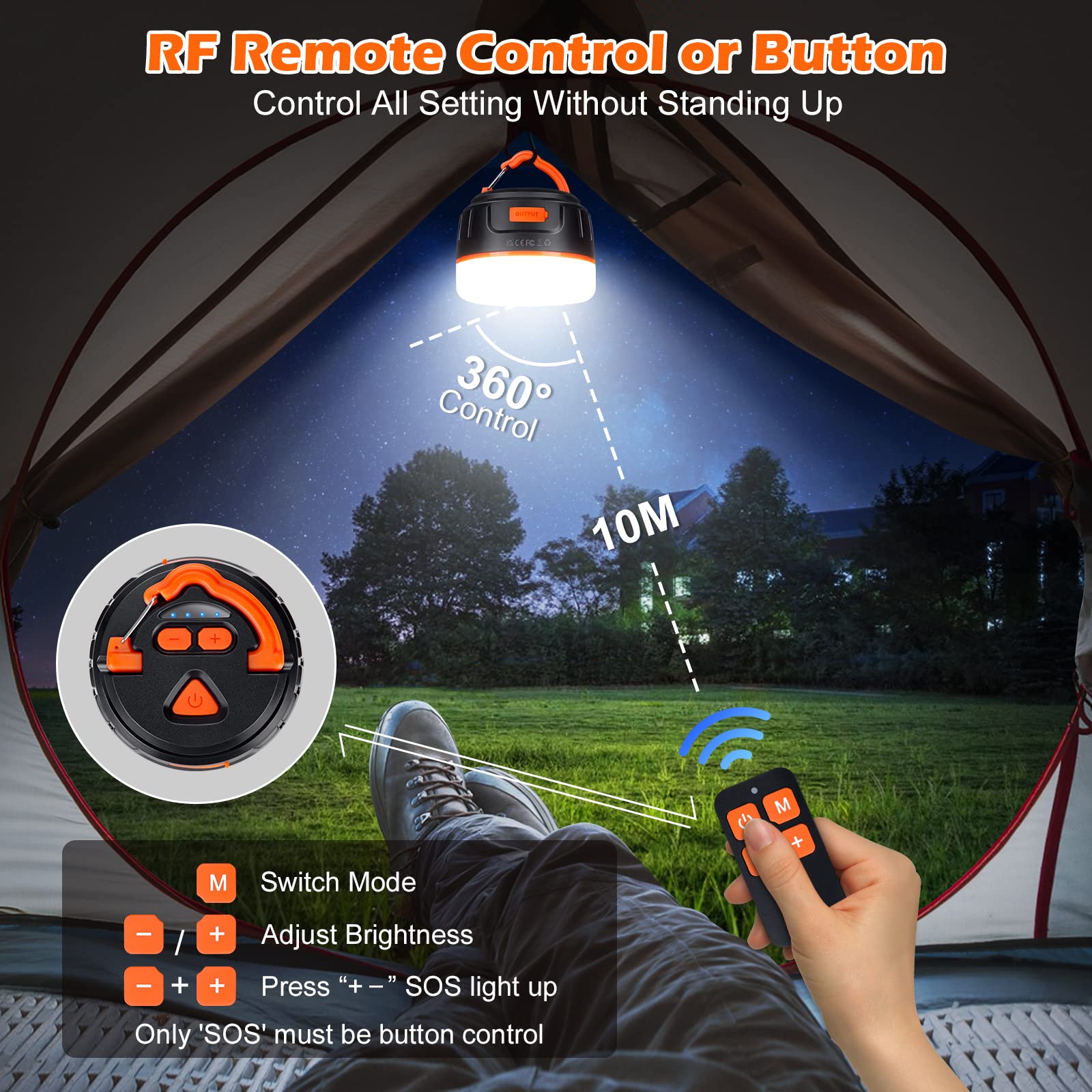 Sinvitron lantern showcases 5200mAh battery enabling extended lighting and device charging