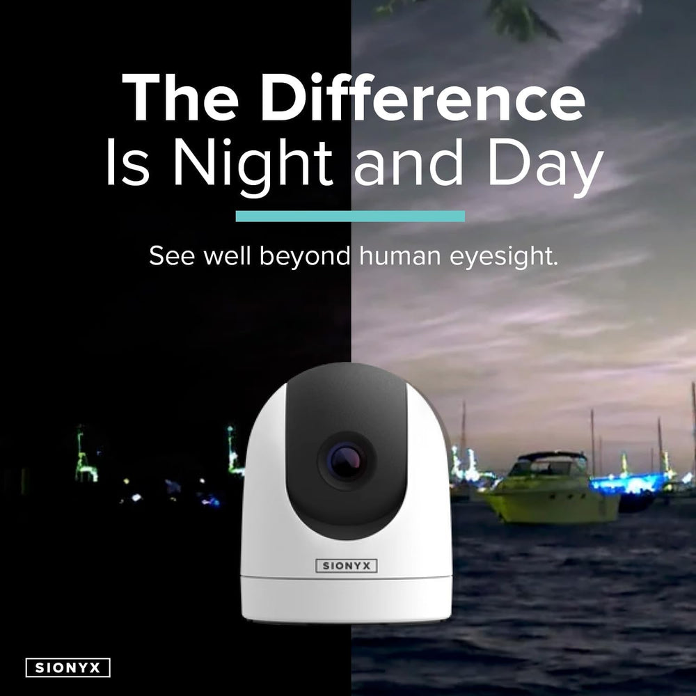 SiOnyx Nightwave DIY installation shows permanent or temporary mounting flexibility.