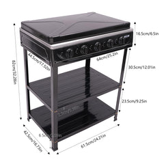 Sippyssy wind-block cover protecting flames during windy outdoor cooking