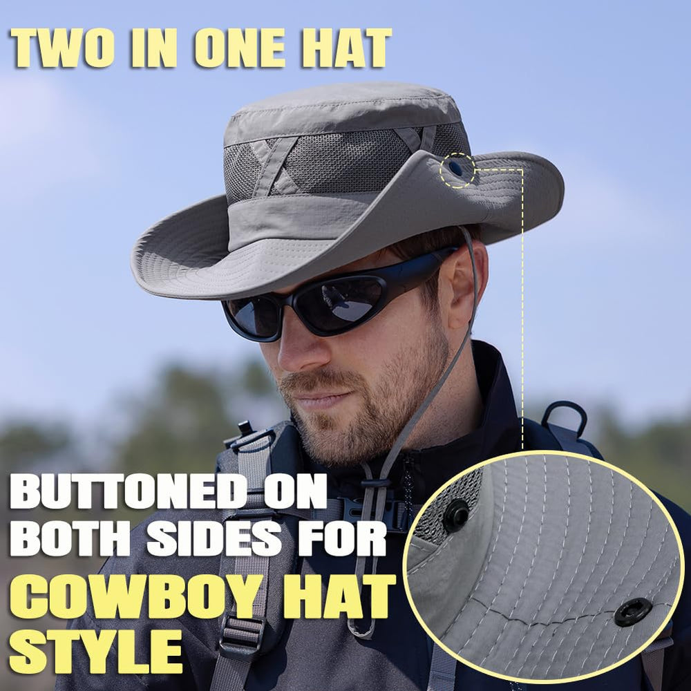 Unisex adjustable back strap on Sireck fishing hat