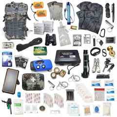Sirius Survival 50L tactical backpack close-up, durable and water-resistant.