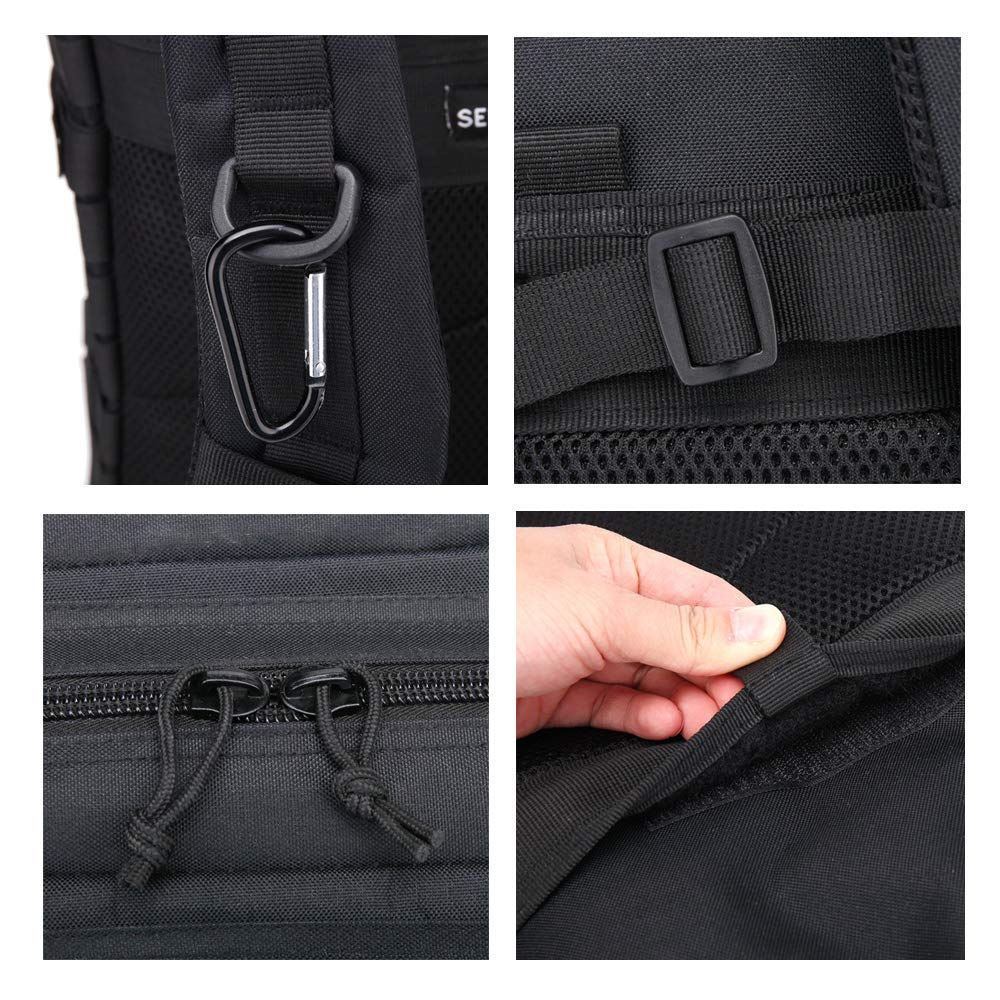 Sirius Survival Bug Out Bag with American flag patch adds personal touch.