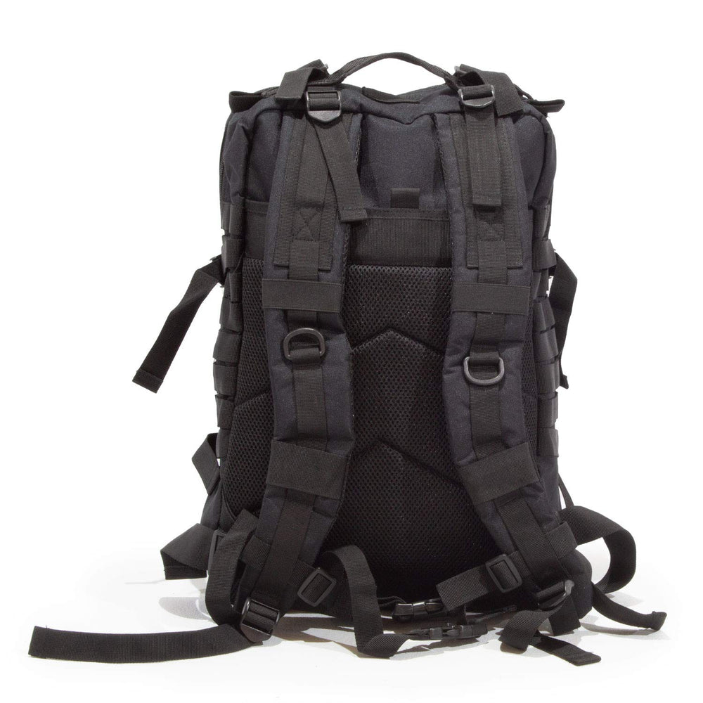 Sirius Survival Bug Out Bag fabric close-up reveals 900D Oxford durability and water resistance.