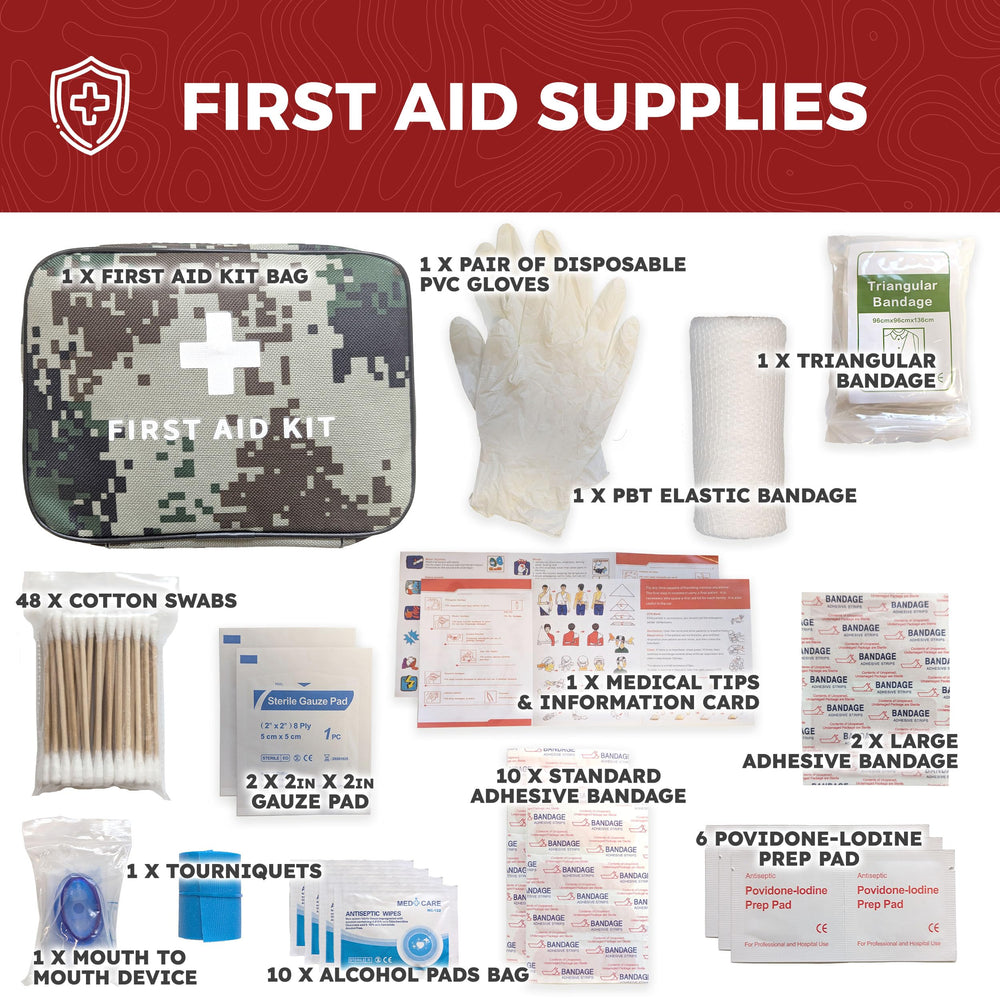 Sirius Survival grab-and-go guide included for kit customization