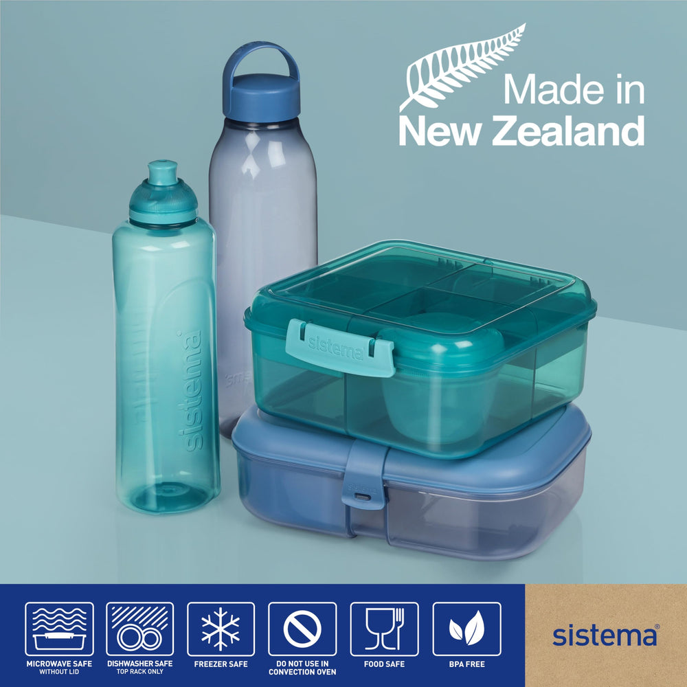 Compact dimensions of Sistema Swift Twist n Sip bottle 65x206x64 mm