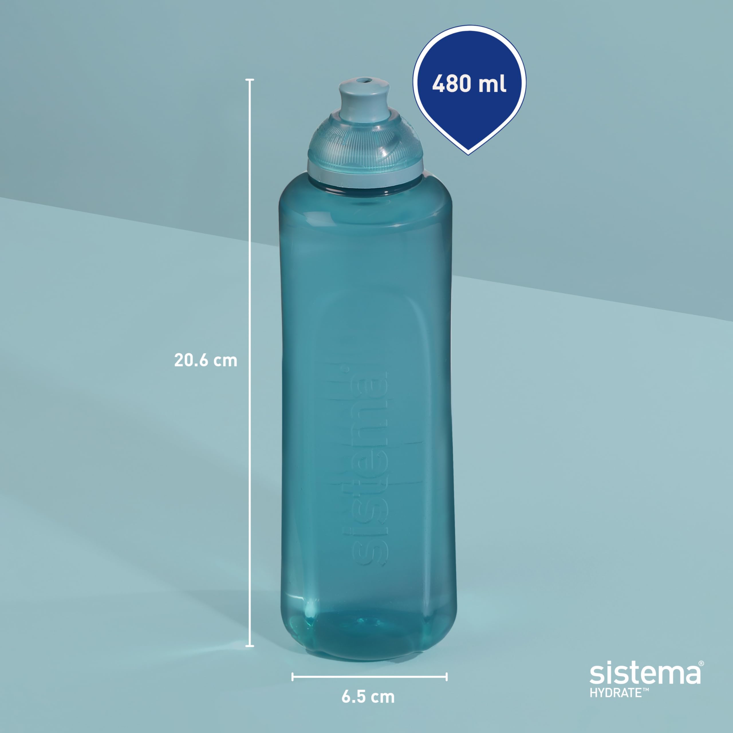 Leakproof design of Sistema Swift Twist n Sip bottle for on the go