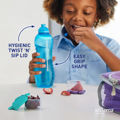 Sistema Twist n Sip bottle top rack dishwasher safe for easy cleaning