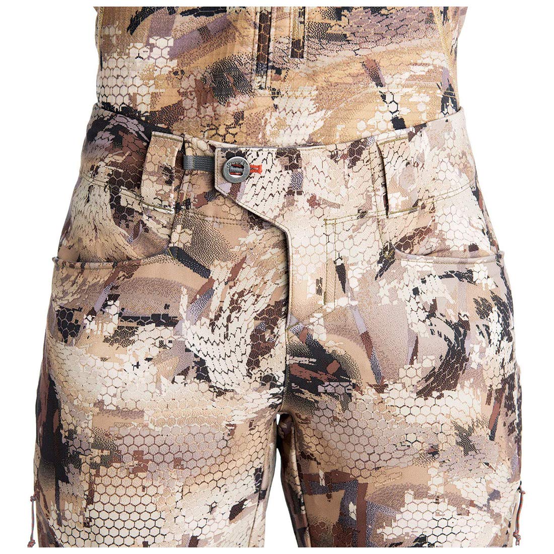 SITKA Cadence pant diagonal-thigh-pockets for secure storage