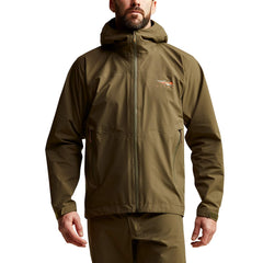 SITKA Dew Point jacket front view showing rugged shell and fit for hunting.