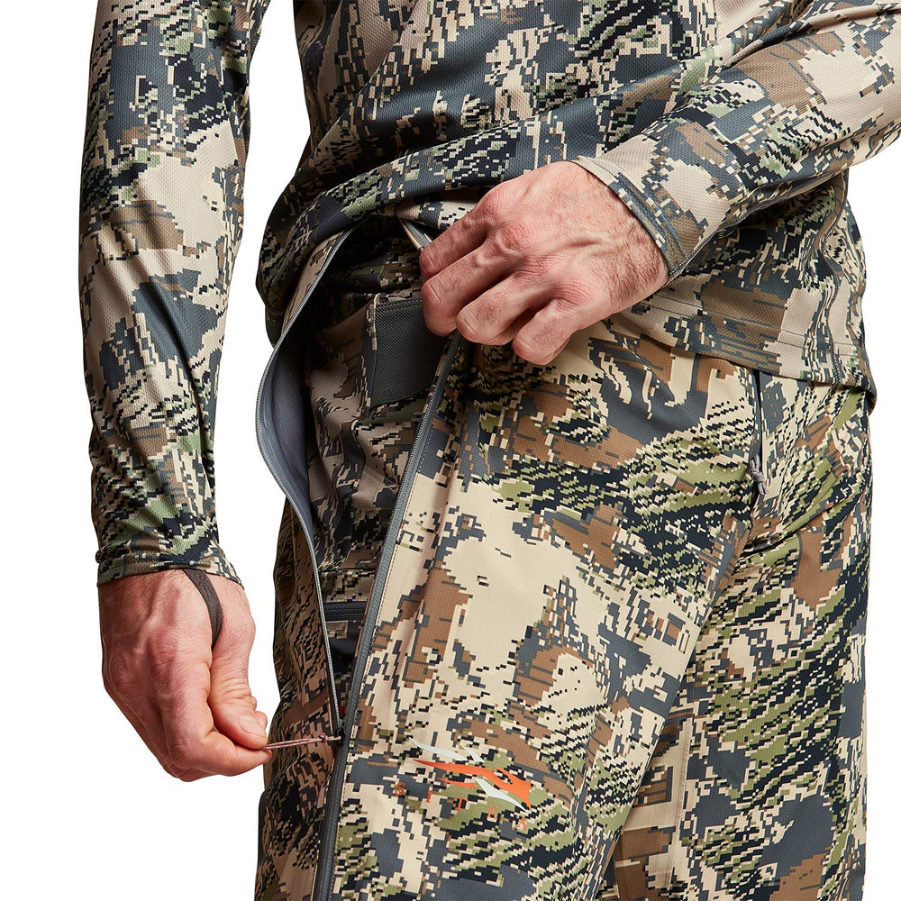 SITKA Dew Point pant articulated fit navigates rough country with ease