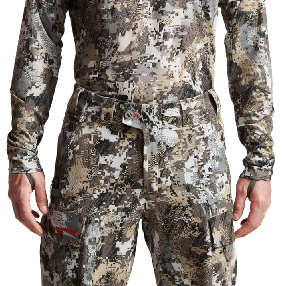SITKA Equinox Pant gusseted crotch enhances climbing mobility