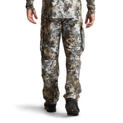 SITKA Equinox Pant seated-position design supports long sits in the stand