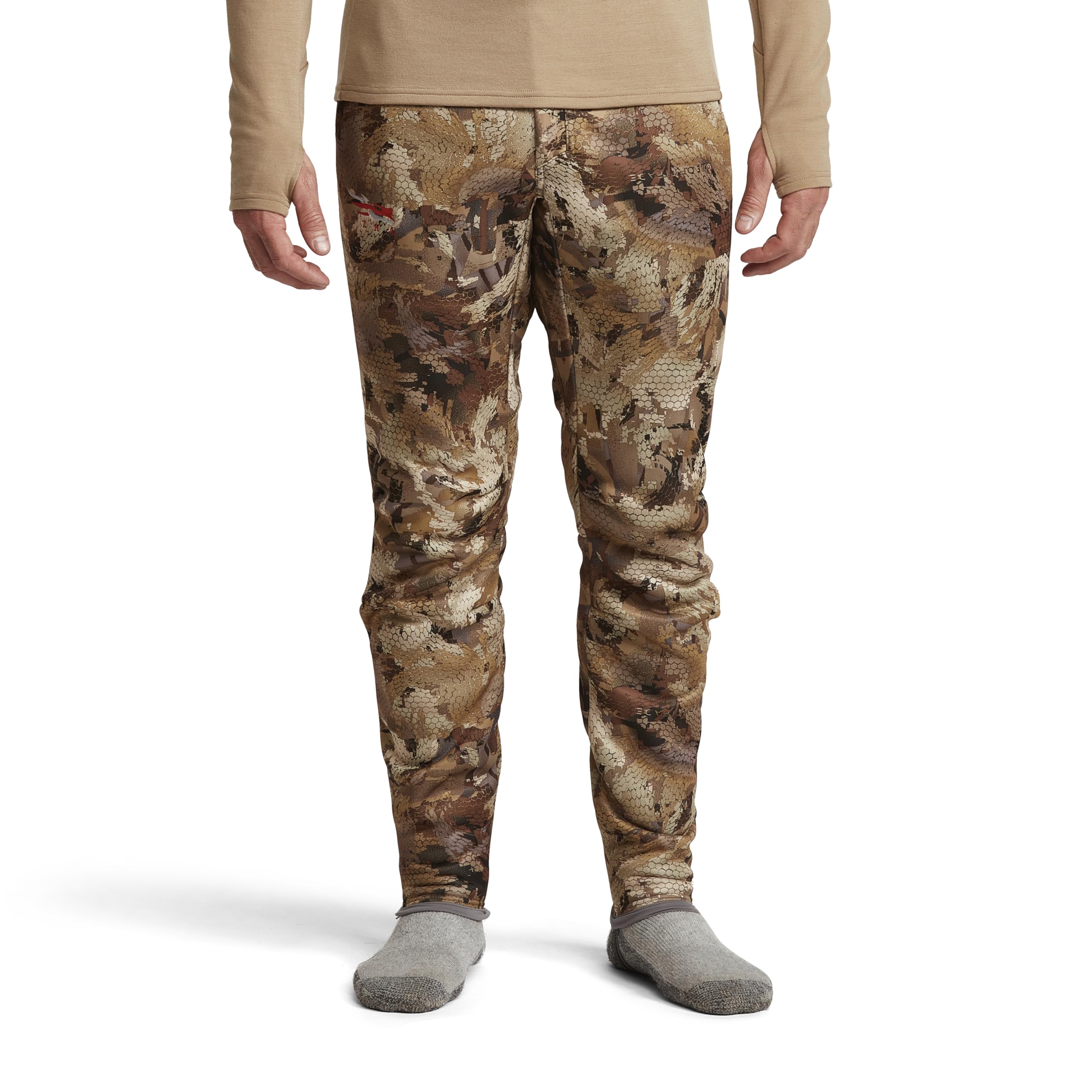 SITKA Gradient Pant back view demonstrates four-way stretch and loft retention.