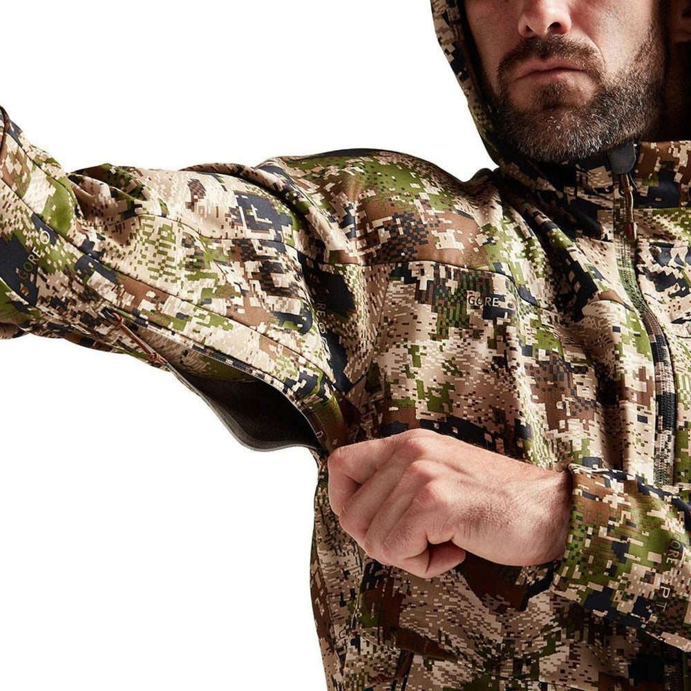 SITKA Jetstream Jacket pit zips enable quick cooling during active hunts