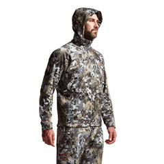 SITKA Jetstream pit zips vent for rapid cooling during strenuous climbs.