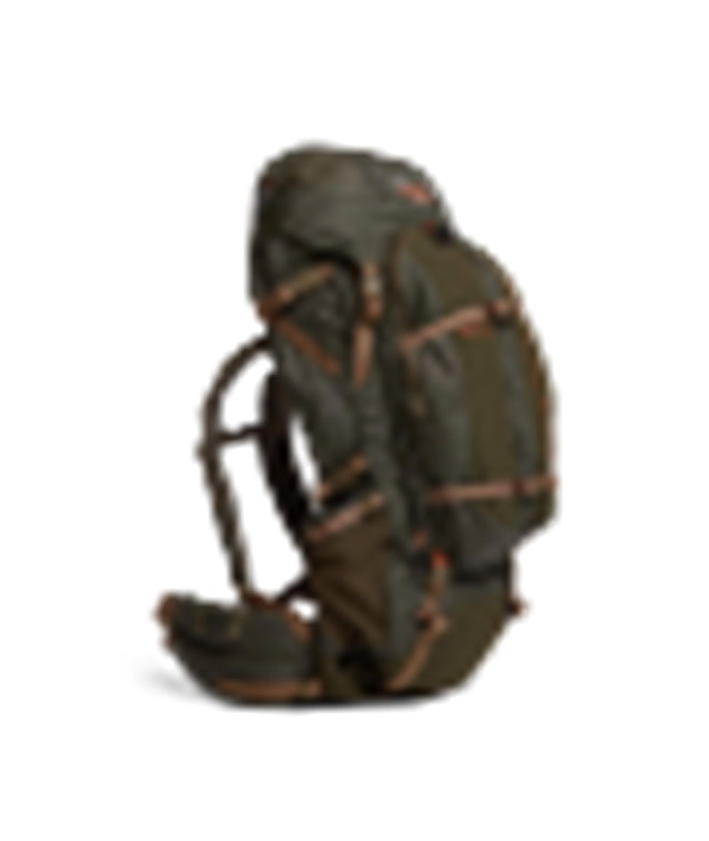 Sitka Mountain Hauler 4000 in Deep Lichen ready for all-day hunts with versatile load capacity.