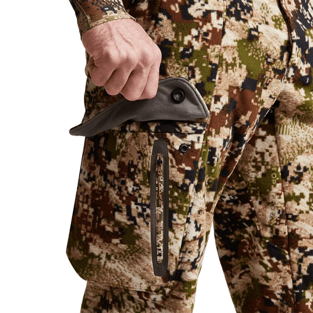 SITKA Stratus pants adjustable waistband ensures secure, comfortable fit