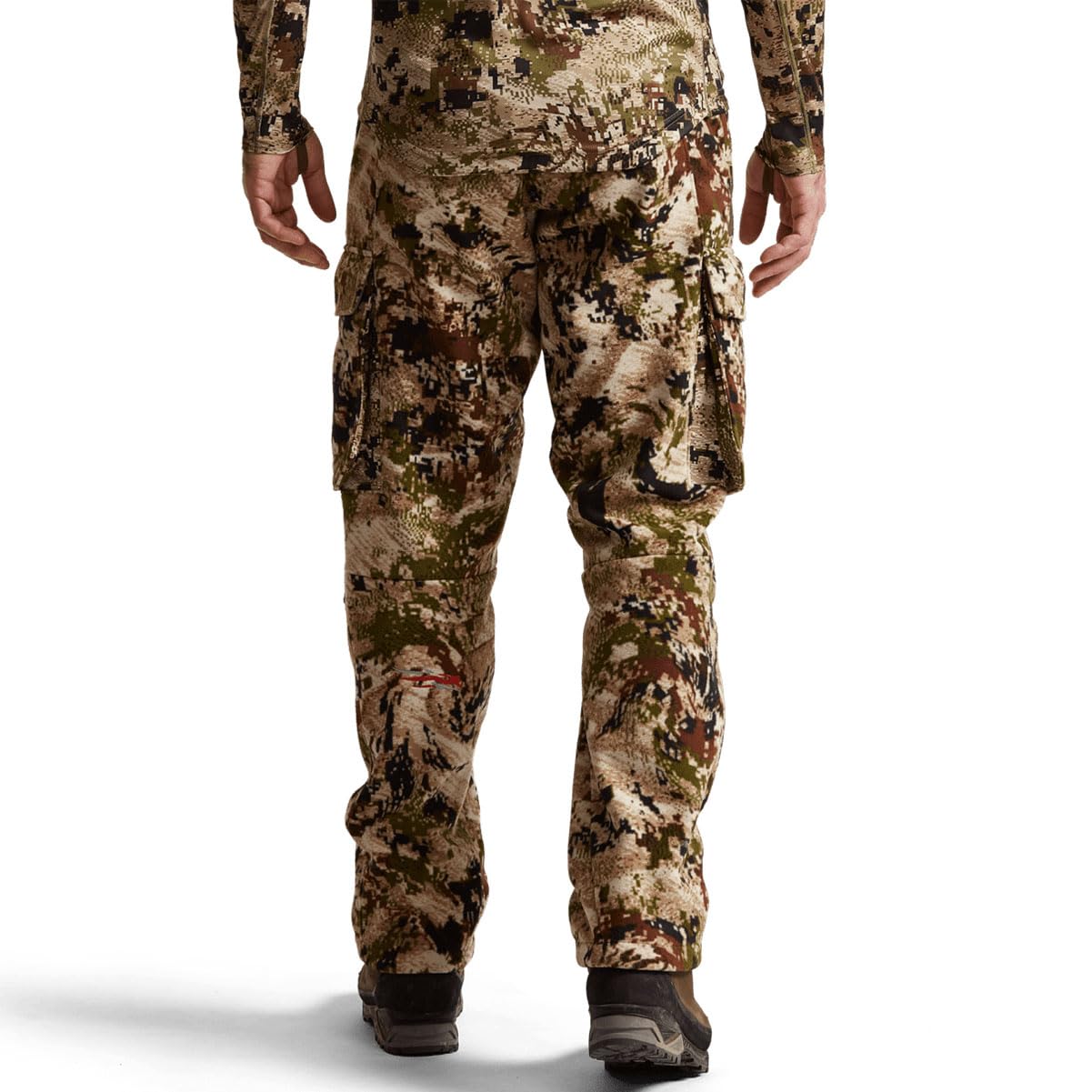 SITKA Stratus pants articulated seat fit supports mobility while seated